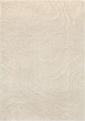 Roman Soft Touch Wood Grain  Rug (6 x 8 - Cream)