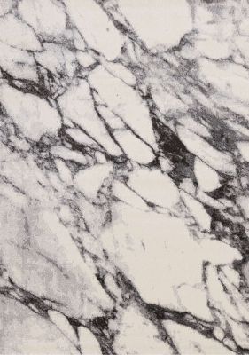 Safi Marble Profile Rug (8 x 11 - Cream Grey)