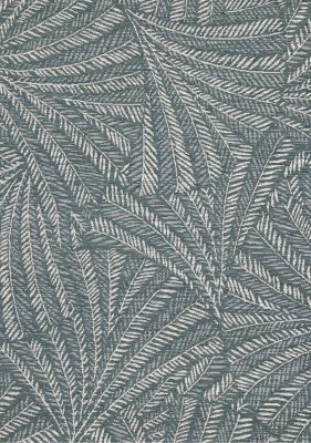 Vista Indoor & Outdoor Botanical Print  Rug (6 x 8 - Cream Green)