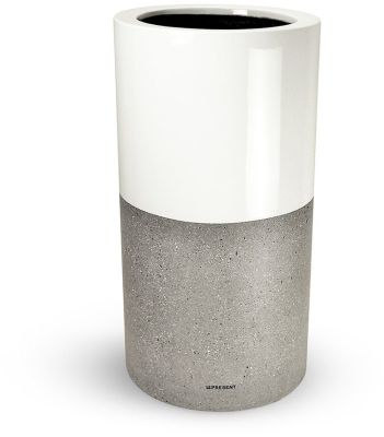 Lux Betona (28 Inch - cylinder - White And Gray)
