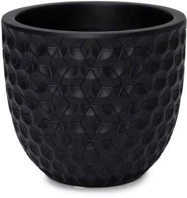 Tiger Planter (Matte Black - Small - 14 In)