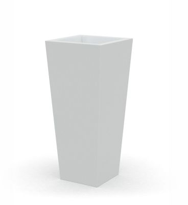 Clima Tapered Planter (White - 36 In)