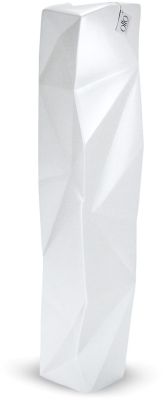 Diamond Vase Ceramic Vase (32 x 7 x 7 - White)