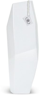 Cube Vase Ceramic Vase (20 x 7 x 7 - White)
