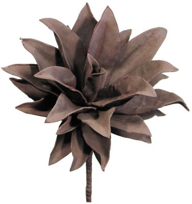 Agave Flower Artificial Flower (36 x 9 x 9 - Brown)