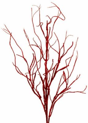 Branch Artificial Flower (59 x 15 x 15 - Ribbon Red)