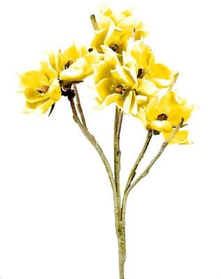 Prune Flower  Artificial Flower (45 x 12 x 12 - Yellow)