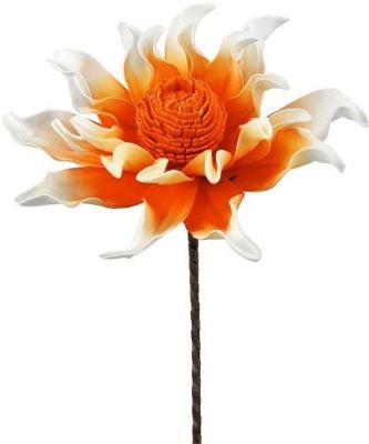 Gerbera Flower Artificial Flower (43 x 12 x 12 - Orange)