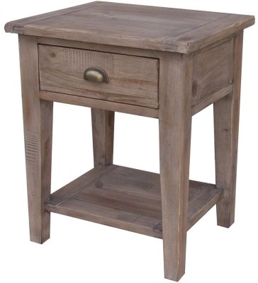 Dublin End Table (Small - Driftwood)