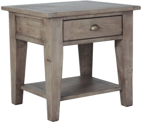 Dublin Side Table ( Regular - Driftwood)