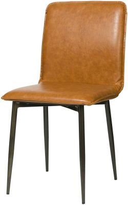 Leia Side Chair (Set of 2 - Tan Brown)