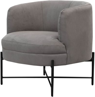 Camille Club Chair (Marbled Grey)