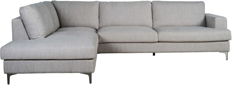 Down Sectional Sofa (Left - Dovetail Linen)