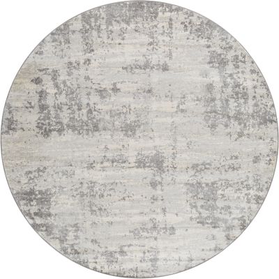 Monaco Rug 2311 (Round - Silver - 7'10 x 7'10)