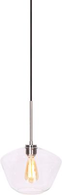 Flare Pendant Lamp (11 Inch - Brushed steel)