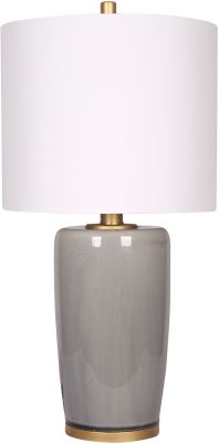 Corona Table Lamp (Grey & Gold)