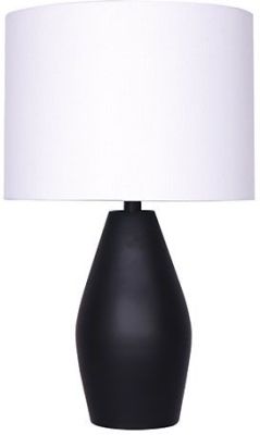Luminex Table Lamp (Rounded - Matte Black)