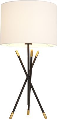London Table Lamp (Black-Gold)