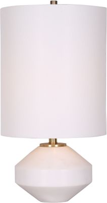 Twinckle Table Lamp (Short Base - White Marble & Gold)