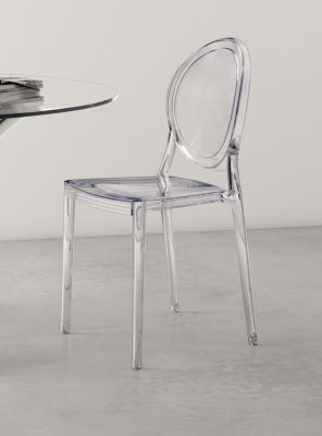 Adalyn Dining Chair Clear (Set of 4 - Clear)