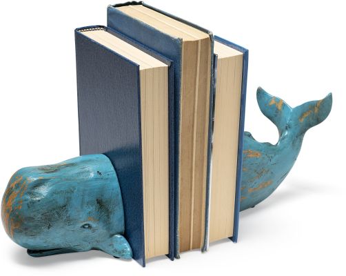 Langdon Book End (Blue Resin)
