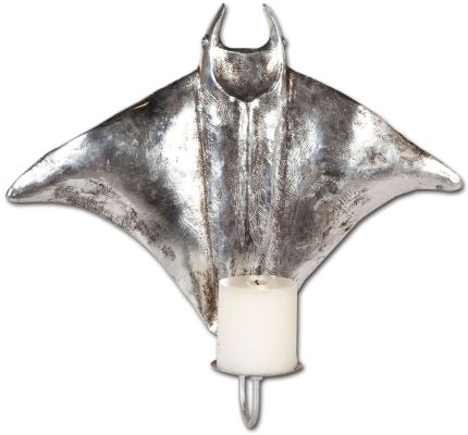 Banha Wall Candle Holder (Silver)