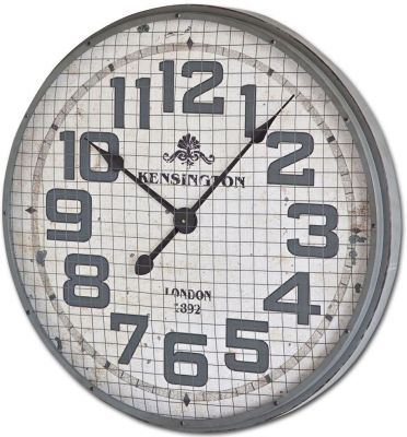 Clematisina Wall Clock (Grey)