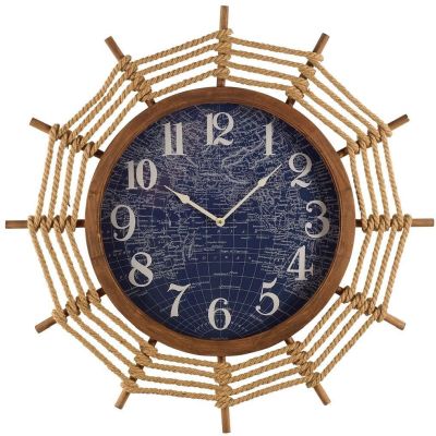 Helm Wall Clock (Blue)
