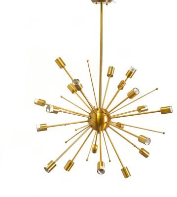 Edisonna Chandelier (II - Gold Sputnik Twenty Bulb)