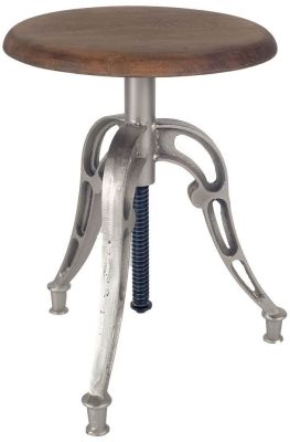 Addison Counter Stool (Silver)