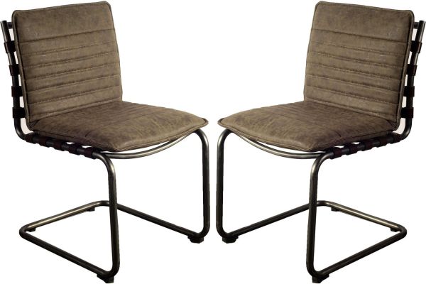 Doyle Dining Chair (Set of 2 - Brown)