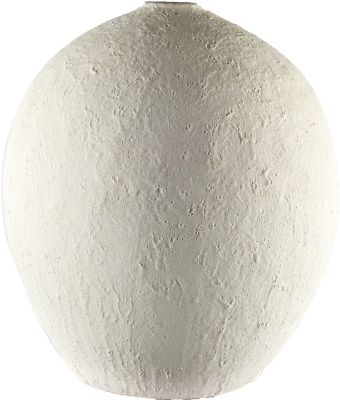 Karakum Floor Vase (23H - White Ceramic)
