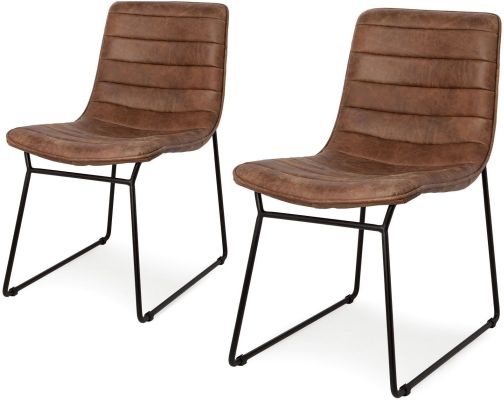 Thornton Dining Chair (Set of 2 - Brown)