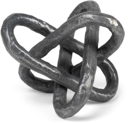 Wilhelm Metal Link Decor Object (Small - Silver)