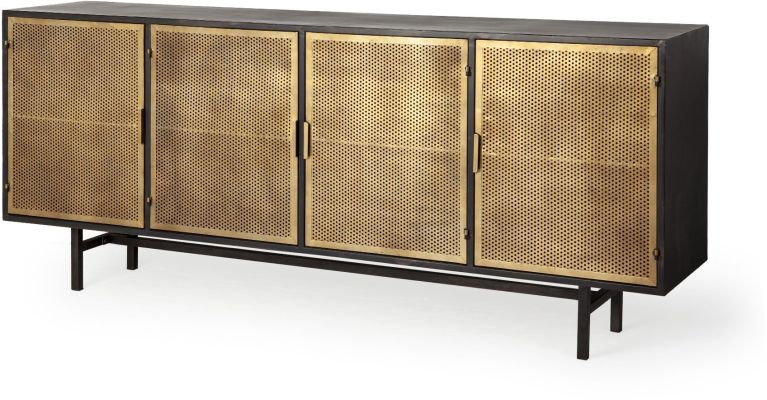 Newsome Metal Cabinet (Brown)