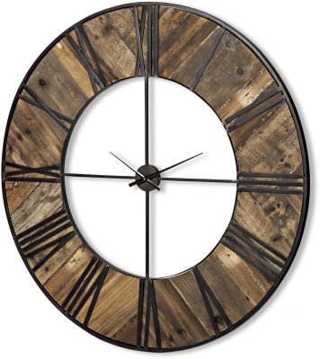 Cronos Wall Clock (Brown)