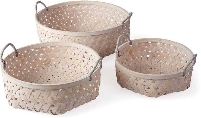 Mallory Basket (Set of 3 - Cream)