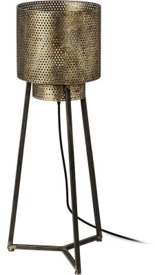 Chaudron Floor Lamp (Antique Brass and Matte Black)