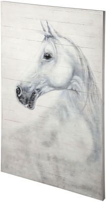 Cracklin' Rosie Oil Painting (White)