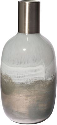 Onega Vase (Haut - Nuance Bleue Dégradée en Verre en Forme De Courge)