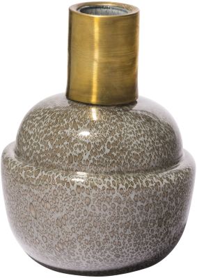 Toba Vase (Short - Antique Gold)