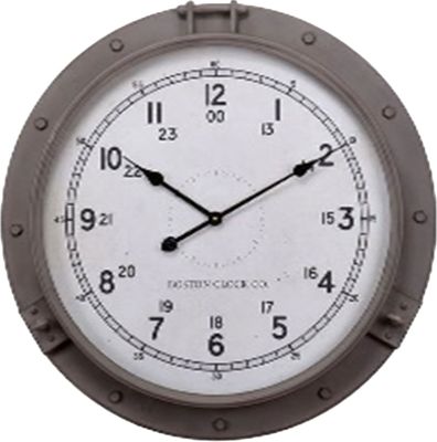Scuttle Wall Clock (Grey)