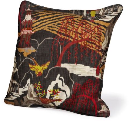 Iris 18 18 Decorative Pillow (cover only - Yellow)