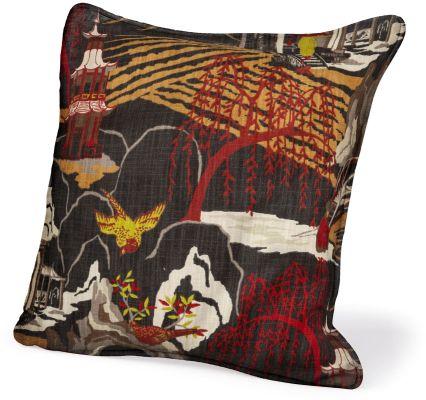 Iris 22 22 Decorative Pillow (cover only - Yellow)