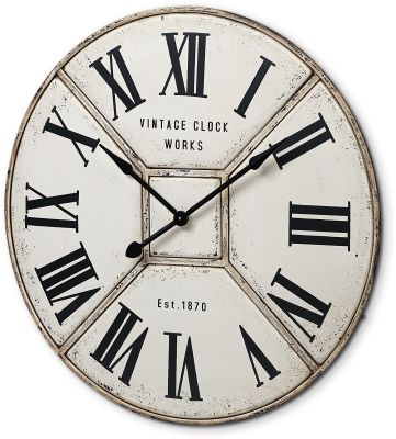 Norwich Wall Clock (Round Industrial)