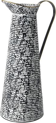 Colette Jarres&Comma; Pichets & Urnes (Large - Black & White Patterned Vase)