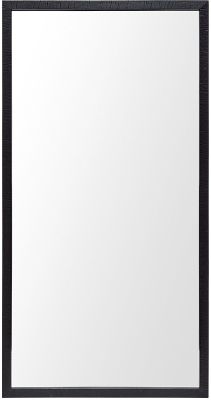 Bathroom Vanity Mirror (20x40 - Black Faux Wood Frame)