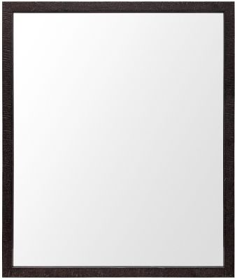 Bathroom Vanity Mirror (20x24 - Espresso Faux Wood Frame)