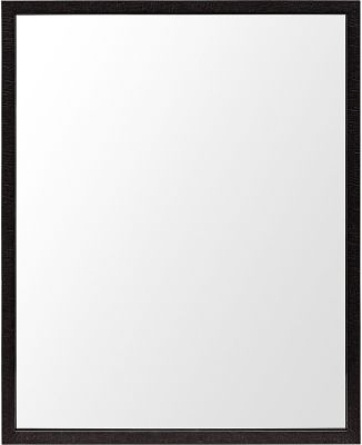 Bathroom Vanity Mirror (24x30 - Espresso Faux Wood Frame)