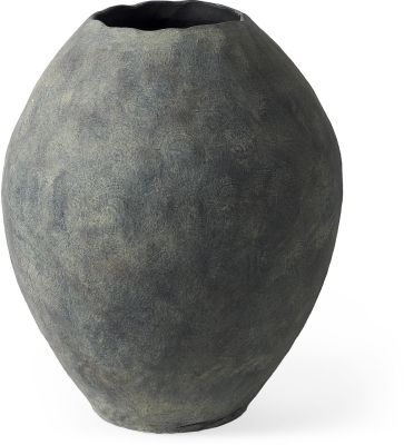 Gobi Vase de Plancher (Petit - Céramique Grise)